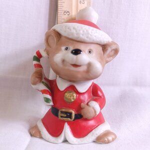 HomCo Bear Santa Figurine